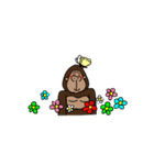 ゴリラかサルか。（個別スタンプ：1）