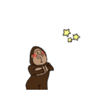 ゴリラかサルか。（個別スタンプ：6）