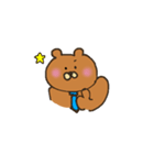 くまの日常(くますけ)（個別スタンプ：1）