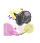 ハムちん＆クロちん（個別スタンプ：4）