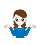可憐な瞳☆感情（個別スタンプ：4）