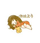 絵本みたいな女の子（個別スタンプ：8）