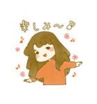 絵本みたいな女の子（個別スタンプ：10）