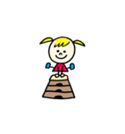 きいろあたまのおさげちゃん（個別スタンプ：8）