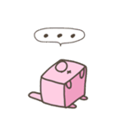 立方どうぶつ はこうさぎ（個別スタンプ：18）