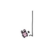 立方どうぶつ はこうさぎ（個別スタンプ：36）