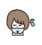 ボブの女の子のスタンプ（個別スタンプ：7）