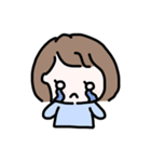 ボブの女の子のスタンプ（個別スタンプ：8）