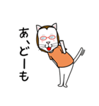 眼鏡猫 0504（個別スタンプ：3）
