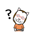 眼鏡猫 0504（個別スタンプ：27）