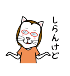 眼鏡猫 0504（個別スタンプ：36）