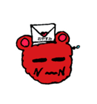 ふわくま クランチ（個別スタンプ：4）