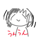 やる気のない時に使うスタンプだと思う。（個別スタンプ：5）