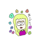 女のコ。（個別スタンプ：1）