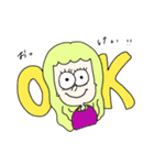 女のコ。（個別スタンプ：5）