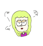女のコ。（個別スタンプ：7）