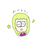 女のコ。（個別スタンプ：8）