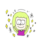 女のコ。（個別スタンプ：10）