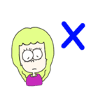 女のコ。（個別スタンプ：17）