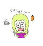 女のコ。（個別スタンプ：18）