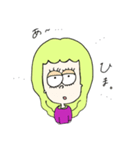女のコ。（個別スタンプ：21）