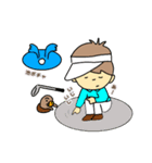 毎日使えるゴルフ大好き男子の一日（個別スタンプ：37）