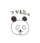 手書き風パンダさん（個別スタンプ：5）