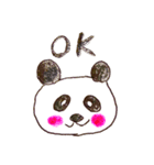 手書き風パンダさん（個別スタンプ：9）