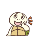 カメくん と ウサギちゃん の日常（個別スタンプ：1）