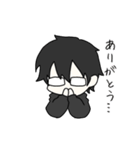 眼鏡なお兄さんのスタンプ（個別スタンプ：5）