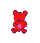 カラフル・テディベアさん（個別スタンプ：22）