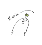 ゆるい白い子（個別スタンプ：14）
