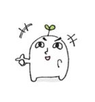 ゆるい白い子（個別スタンプ：24）