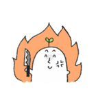 ゆるい白い子（個別スタンプ：32）