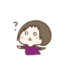 たれ目の女の子の日常スタンプ（個別スタンプ：2）