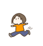 たれ目の女の子の日常スタンプ（個別スタンプ：6）