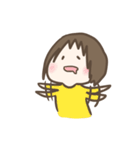 たれ目の女の子の日常スタンプ（個別スタンプ：7）
