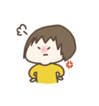 たれ目の女の子の日常スタンプ（個別スタンプ：8）