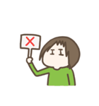 たれ目の女の子の日常スタンプ（個別スタンプ：11）