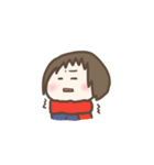 たれ目の女の子の日常スタンプ（個別スタンプ：16）