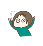 たれ目の女の子の日常スタンプ（個別スタンプ：19）
