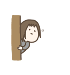 たれ目の女の子の日常スタンプ（個別スタンプ：24）