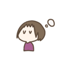 たれ目の女の子の日常スタンプ（個別スタンプ：26）