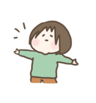たれ目の女の子の日常スタンプ（個別スタンプ：37）