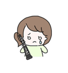 オーボエのかわいい女の子のスタンプ（個別スタンプ：9）