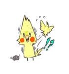 白おかめのチークさん（個別スタンプ：2）