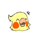 白おかめのチークさん（個別スタンプ：6）