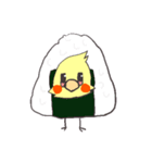 白おかめのチークさん（個別スタンプ：13）