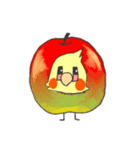 白おかめのチークさん（個別スタンプ：14）