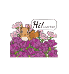 動く！Flower Garden 〜花の庭〜 3（個別スタンプ：2）